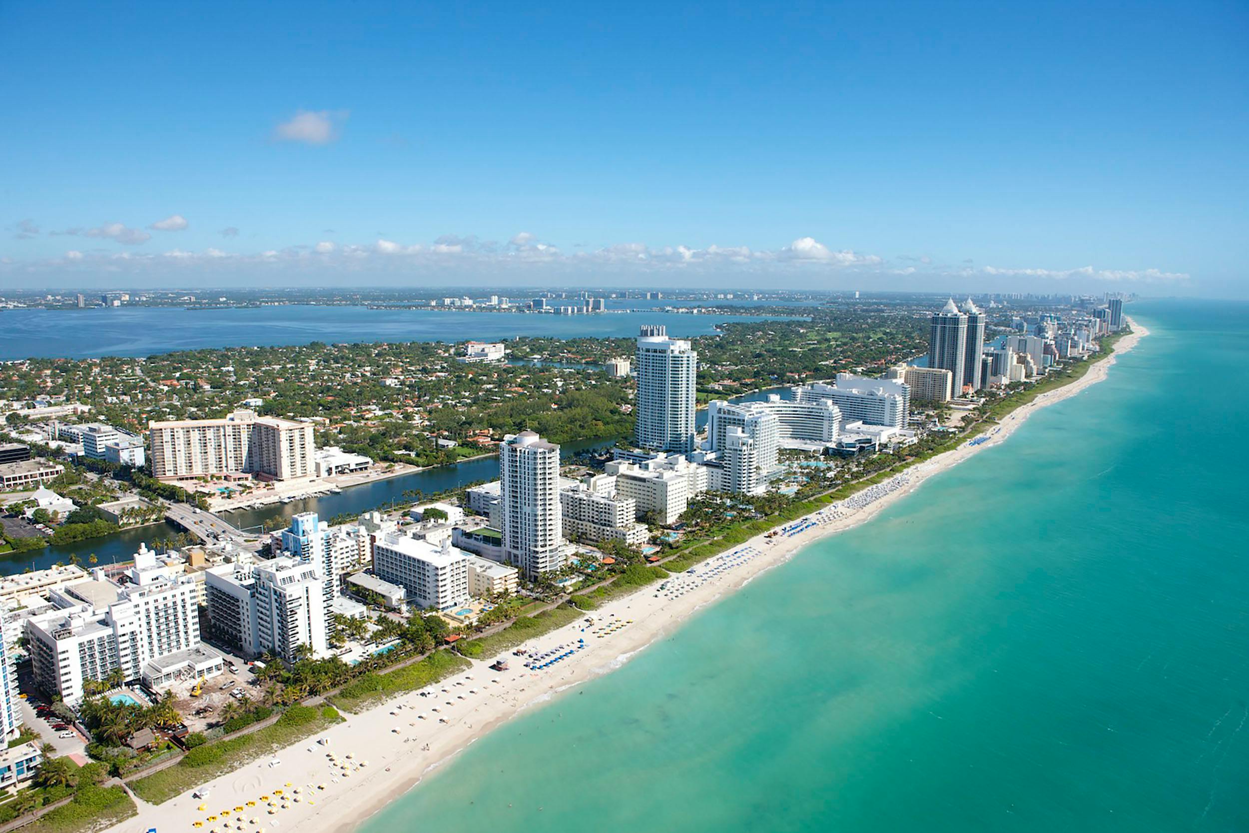 Miami skyline and security services